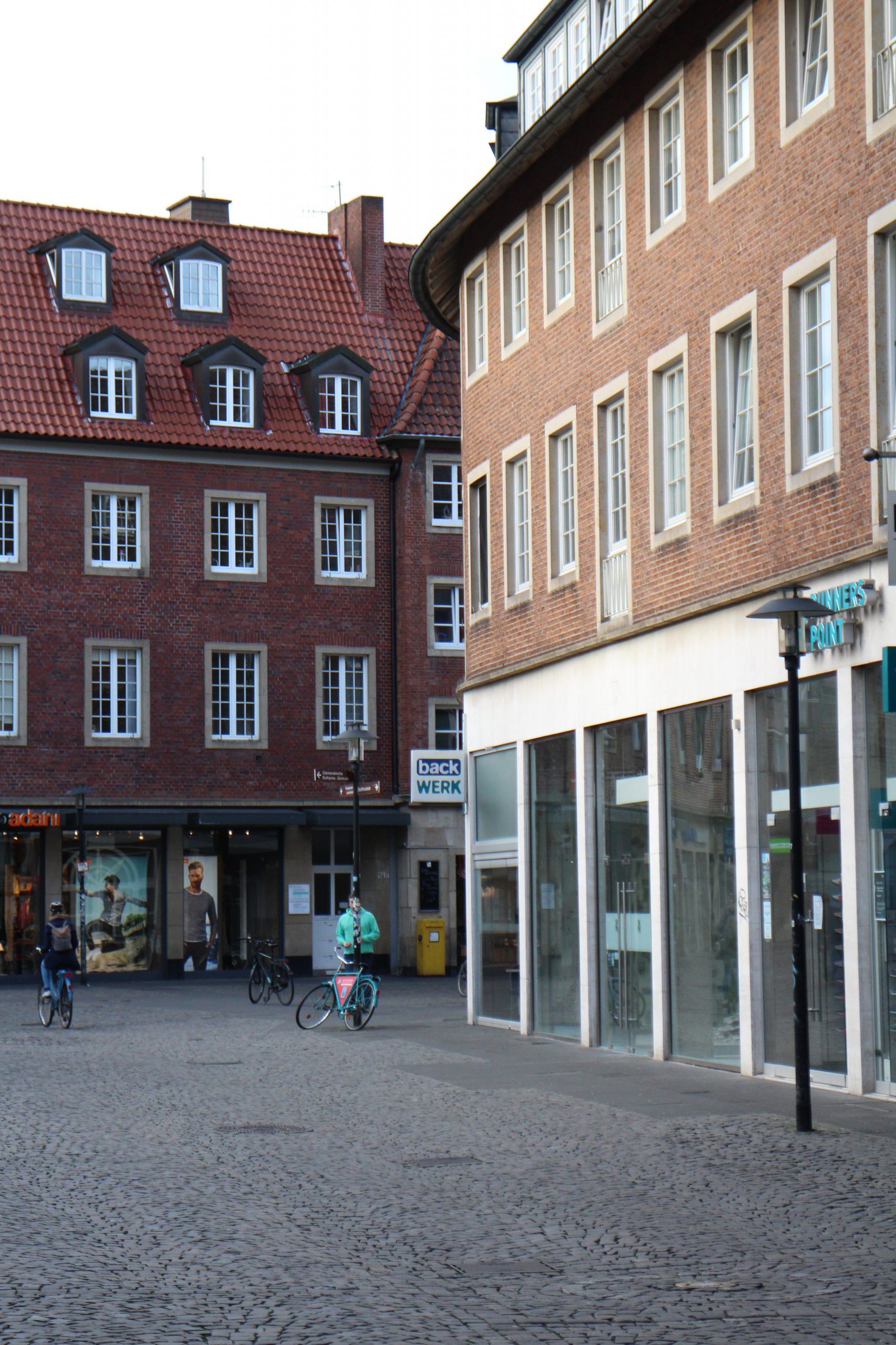 Salzstraße - ganz leer.