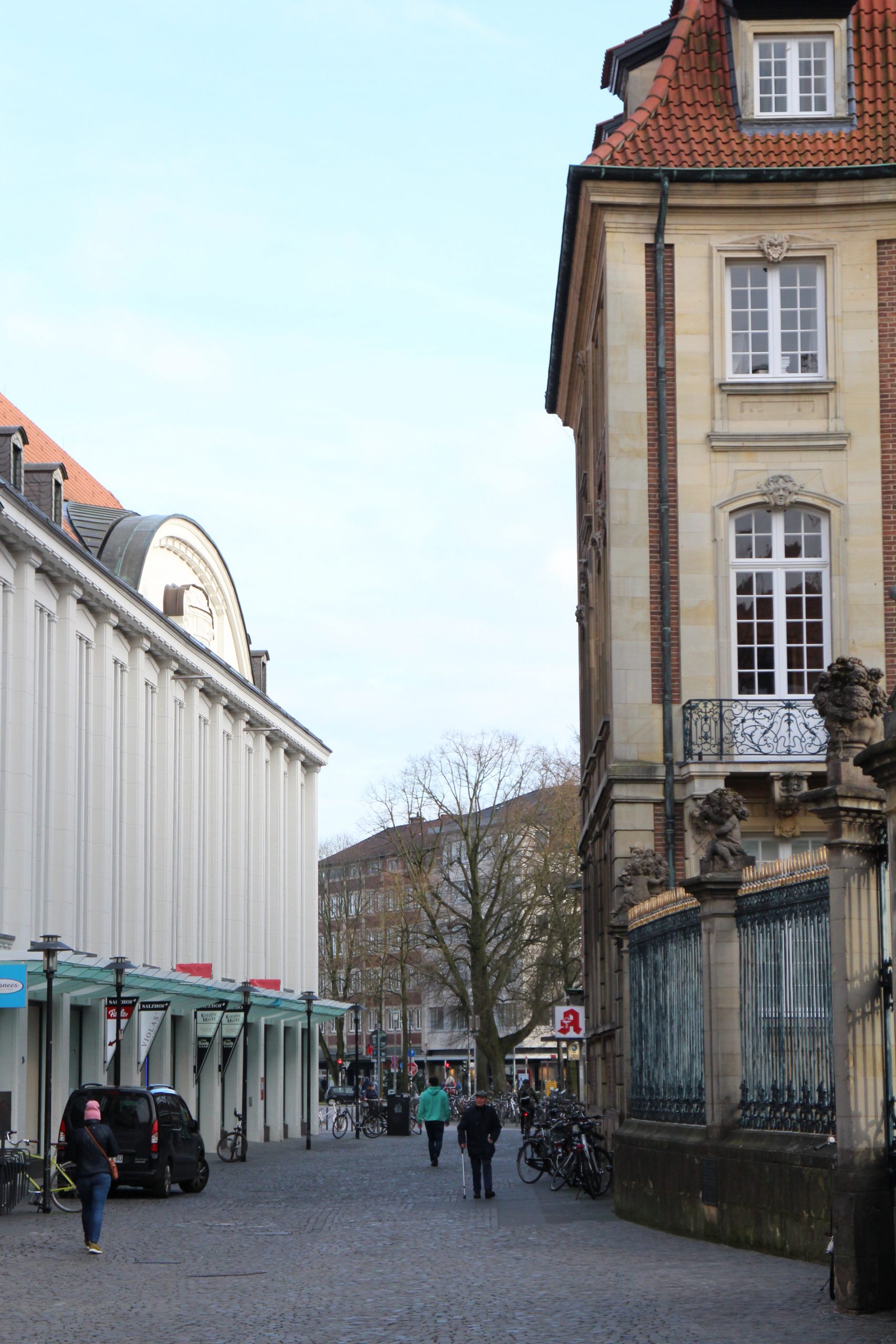 Salzstraße - ganz leer.