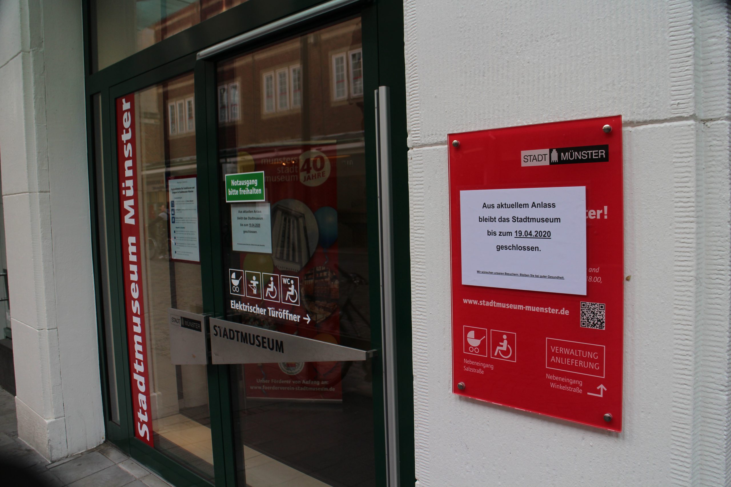 Auch das Stadtmuseum hat geschlossen.