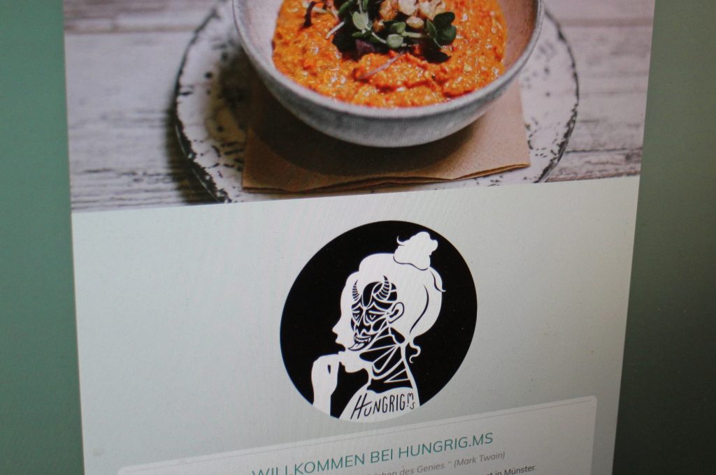 Das Essen kommt nach Hause...