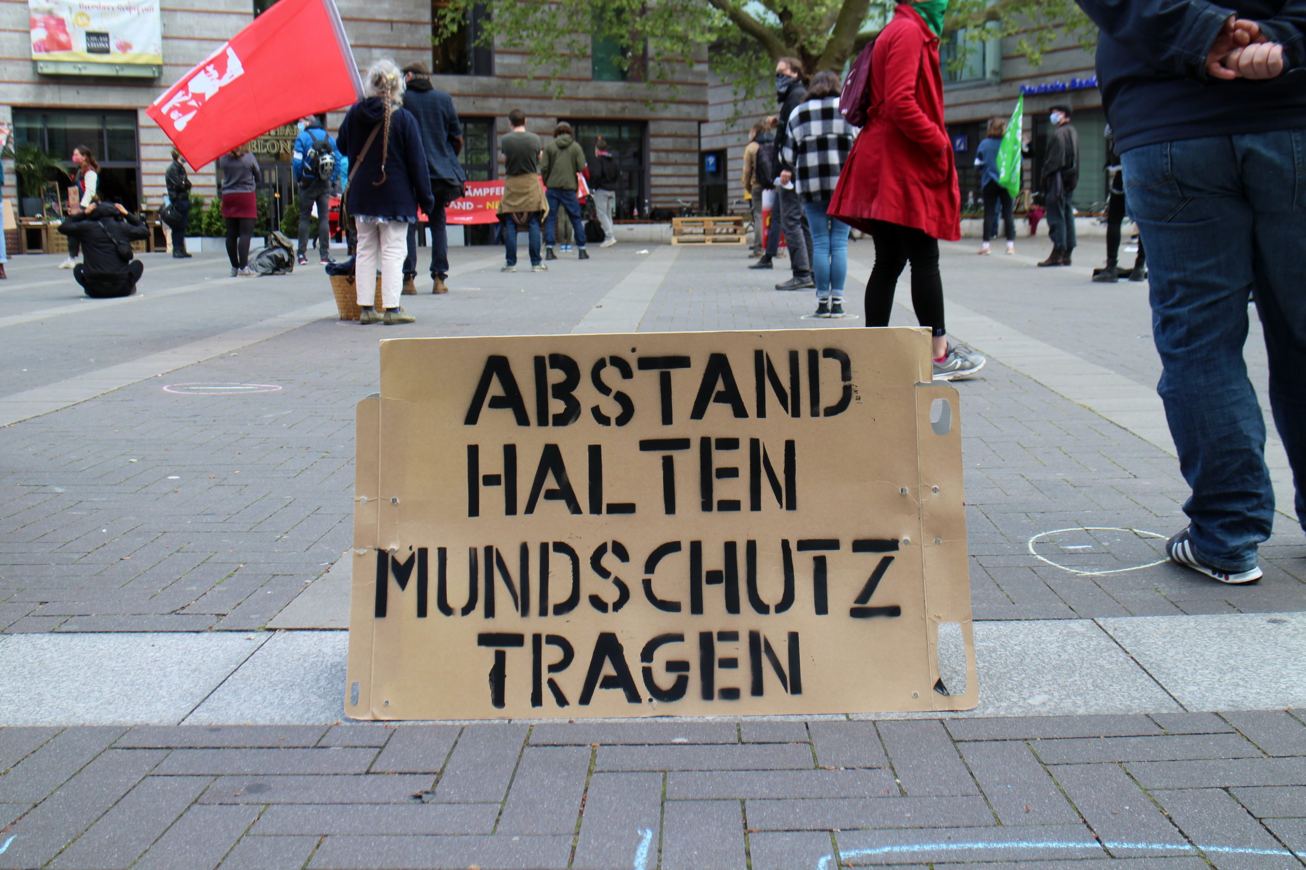 1. Mai in der Stubengasse: „Trotz alledem – Solidarisch ist man nicht alleine“